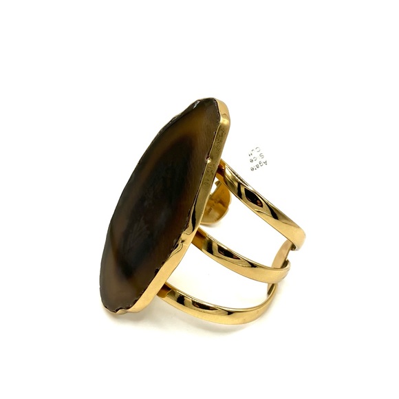 NWT Charles Albert Alchemia and Agate Slice Cuff - Picture 2 of 5